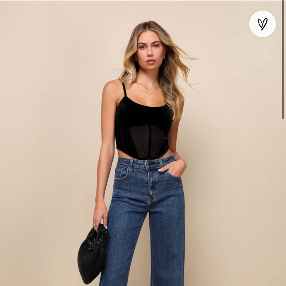 NWT black tank top